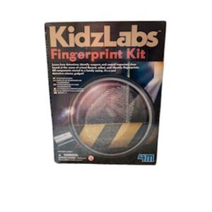Kidzlabs Detective Science Fingerprint Kit For Boys/Girls Age 8+ NWT 4M Toysmith